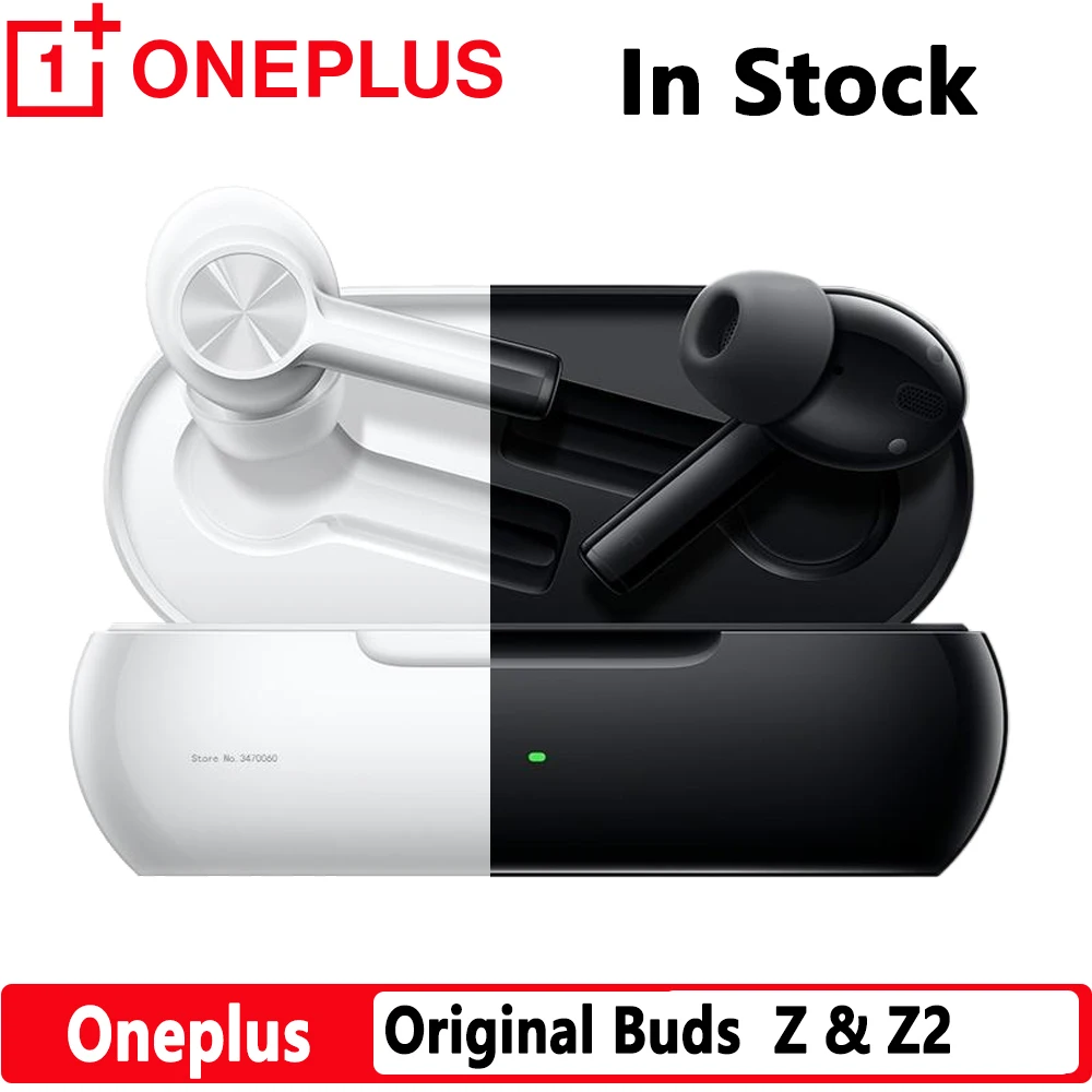 

original OnePlus Buds Z2 Z Wireless Earphone TWS Bluetooth 5.0 IP55 Water-resistant For Oneplus 9RT 9pro 9 9R 8 8T Nord 8pro