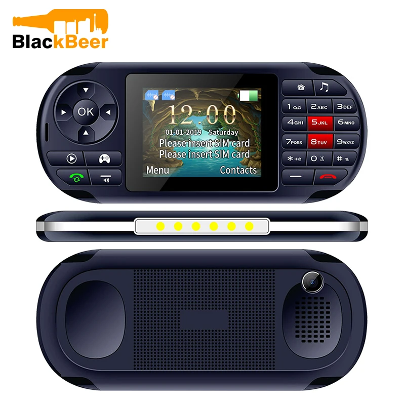 UNIWA GP001 2 в 1 игровой мобильный телефон 2," 84 Встроенные игры GSM 2G мобильный телефон две sim-карты двойной режим ожидания FM MP3 клавиатура 2500 мАч