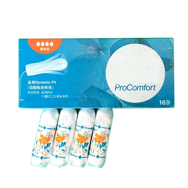 16 шт./лот встроенный тампон гигиенические салфетки женские Частные части