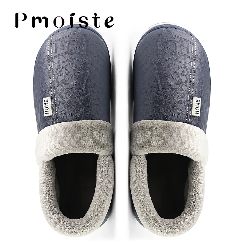 Зимние тапки мужские мягкие Нескользящие теплые домашние больших размеров 7 15