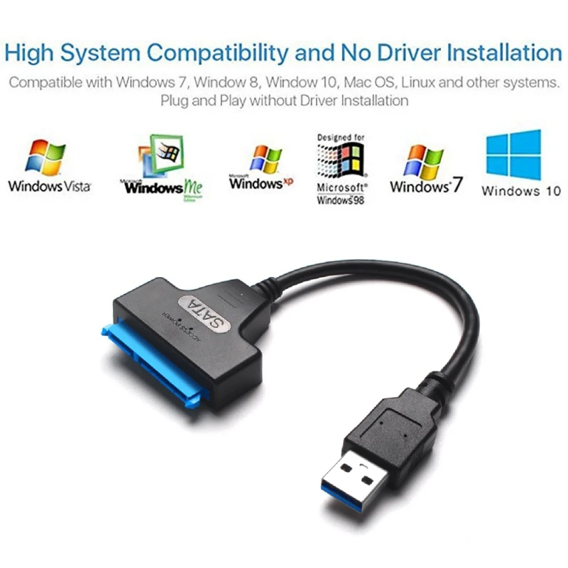 USB 3 0 на SATA легкий привод кабель адаптер 2 5-дюймовый жесткий диск Оптический
