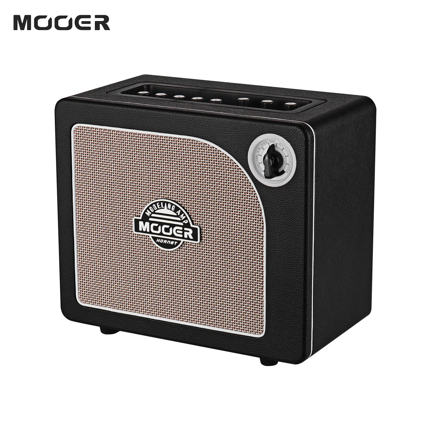 MOOER HORNET BLACK 15 Watt Digital Modeling Combo Guitar Amplifier Speaker 9 Amp Models Built-in Modulation Delay Reverb Effects | Спорт и