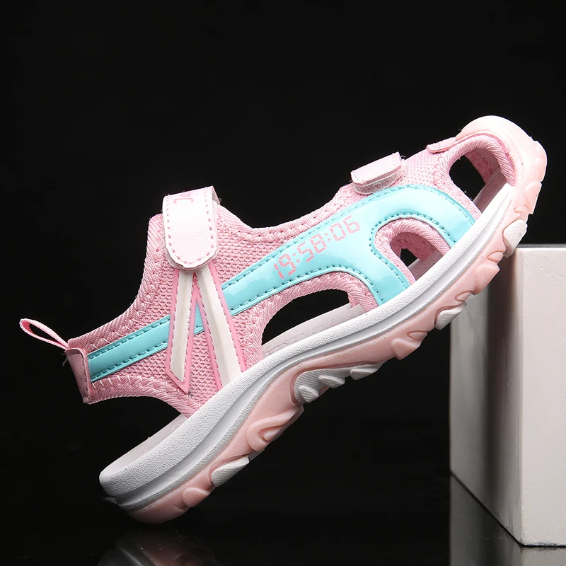 

Kids Sandals Summer Children Shoes Comfort Beach Sandals Boys Slipper Breathable Close Toe Sandals Child Anti-Skid Girls Shoes
