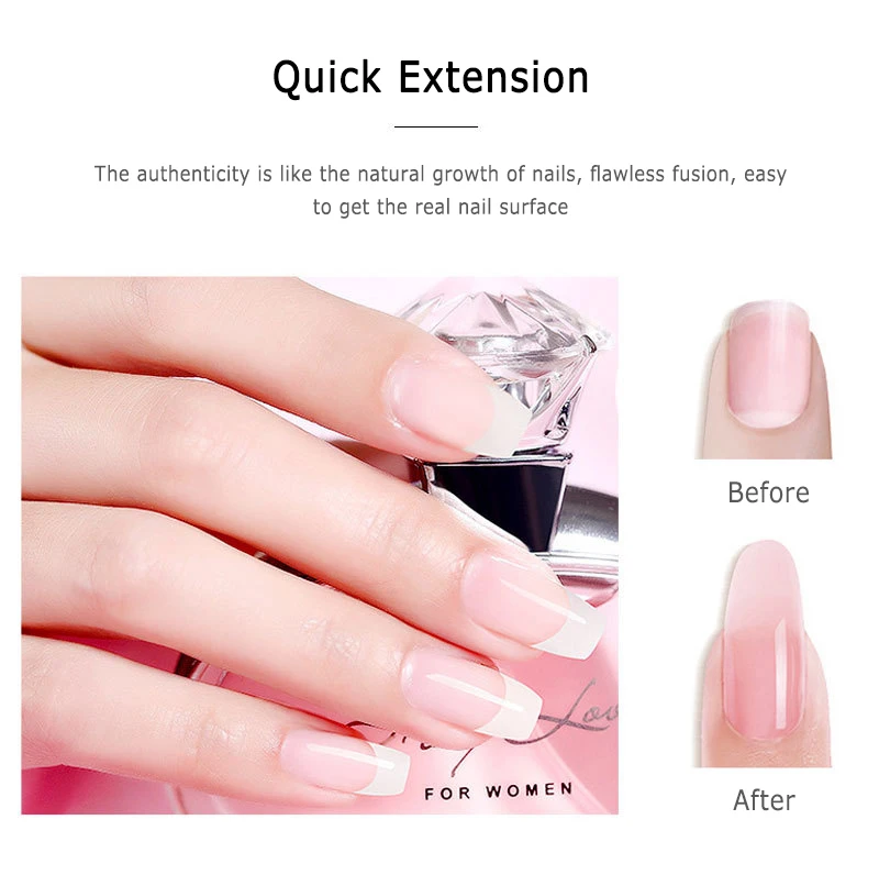 15 мл палец для наращивания ногтей гель с блестками Гель-лак Желе Расширение