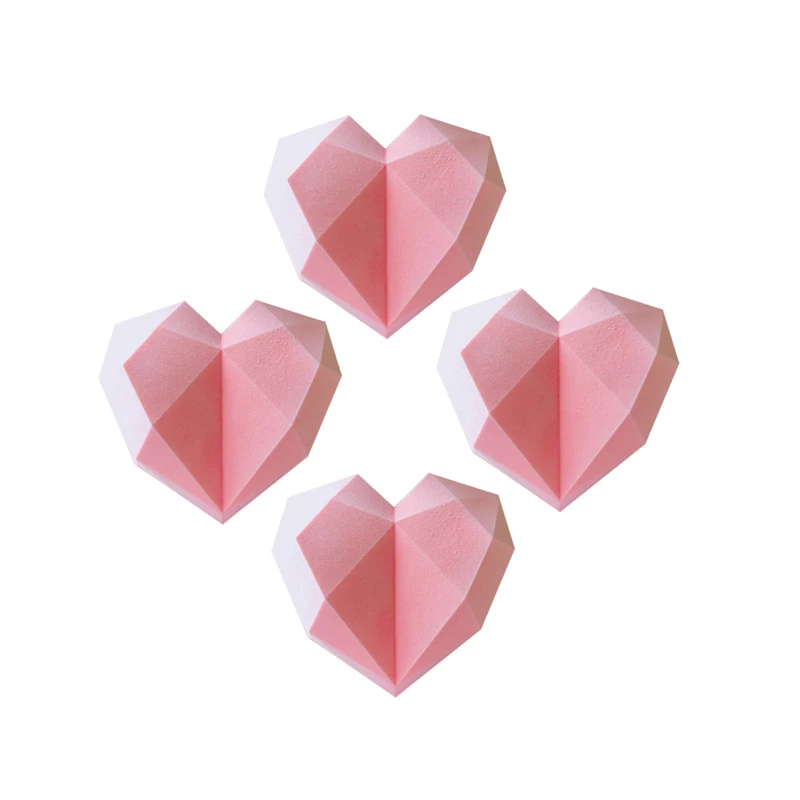 

8 Cavities Silicone Mold Diamond Heart Shaped Chocolate Pudding Moulds Cake Mousse Baking Form Tray silicone molds