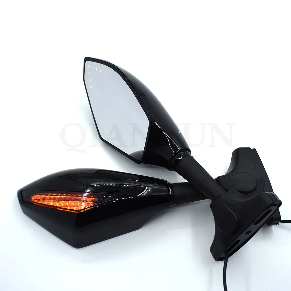 Универсальный мотоцикл заднего вида боковое Крыло зеркала w/светодиодный