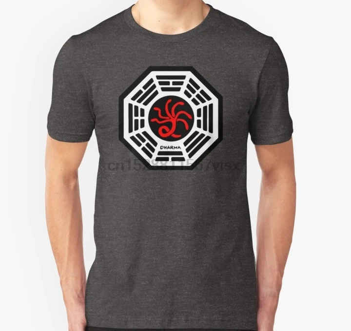 Мужская футболка Dharma с логотипом гидро-станции (потеря ТВ-шоу) унисекс принтом