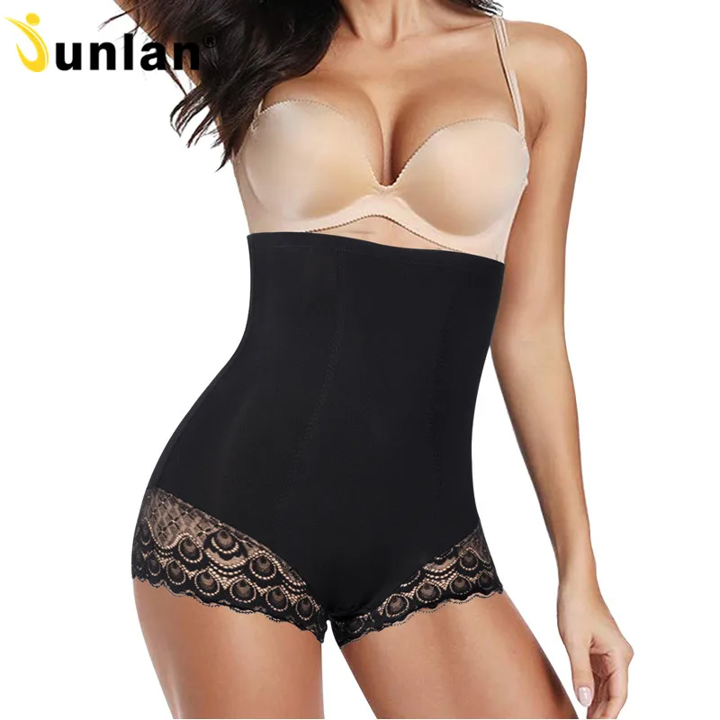 Junlan высокая талия лифтинг формирователь для женщин похудения нейлон
