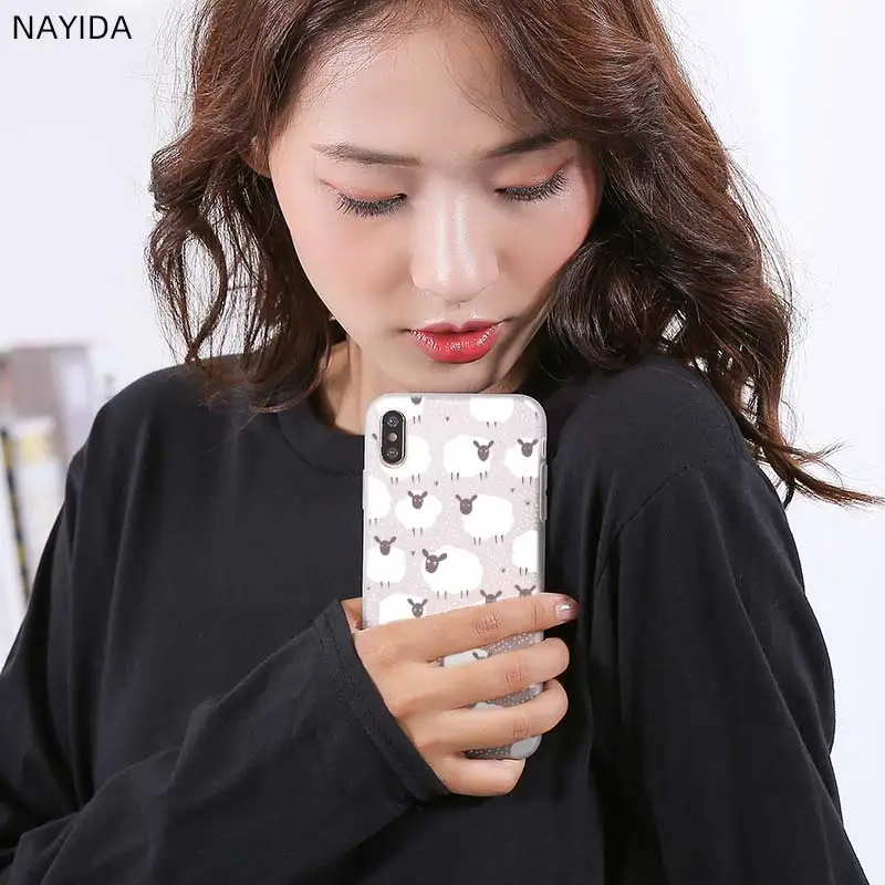 Мягкий силиконовый чехол для Xiaomi Redmi 9a 8a 7a 6a 5a 4a 9at 9Prime 9 8 7 6 5 K20Pro с ламой-альпакой |