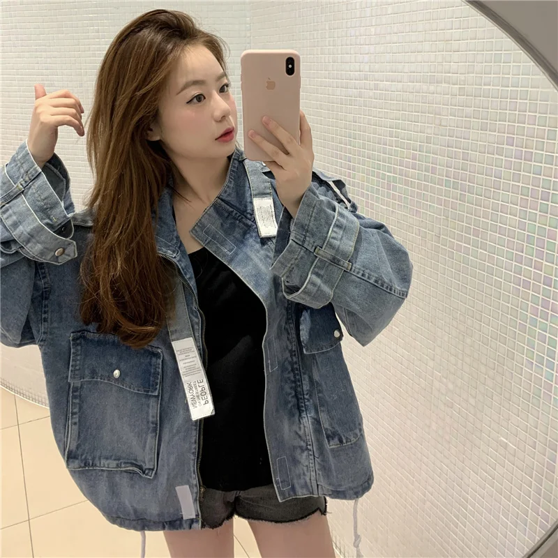 

Real Autumn and Winter New Large Size Women's Clothing Girl Denim