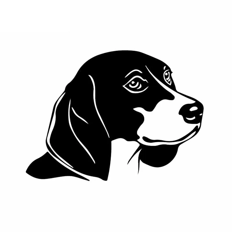 Beagle наклейка с собакой Забавный животный узор на машину мотоцикл ПВХ автомобиль
