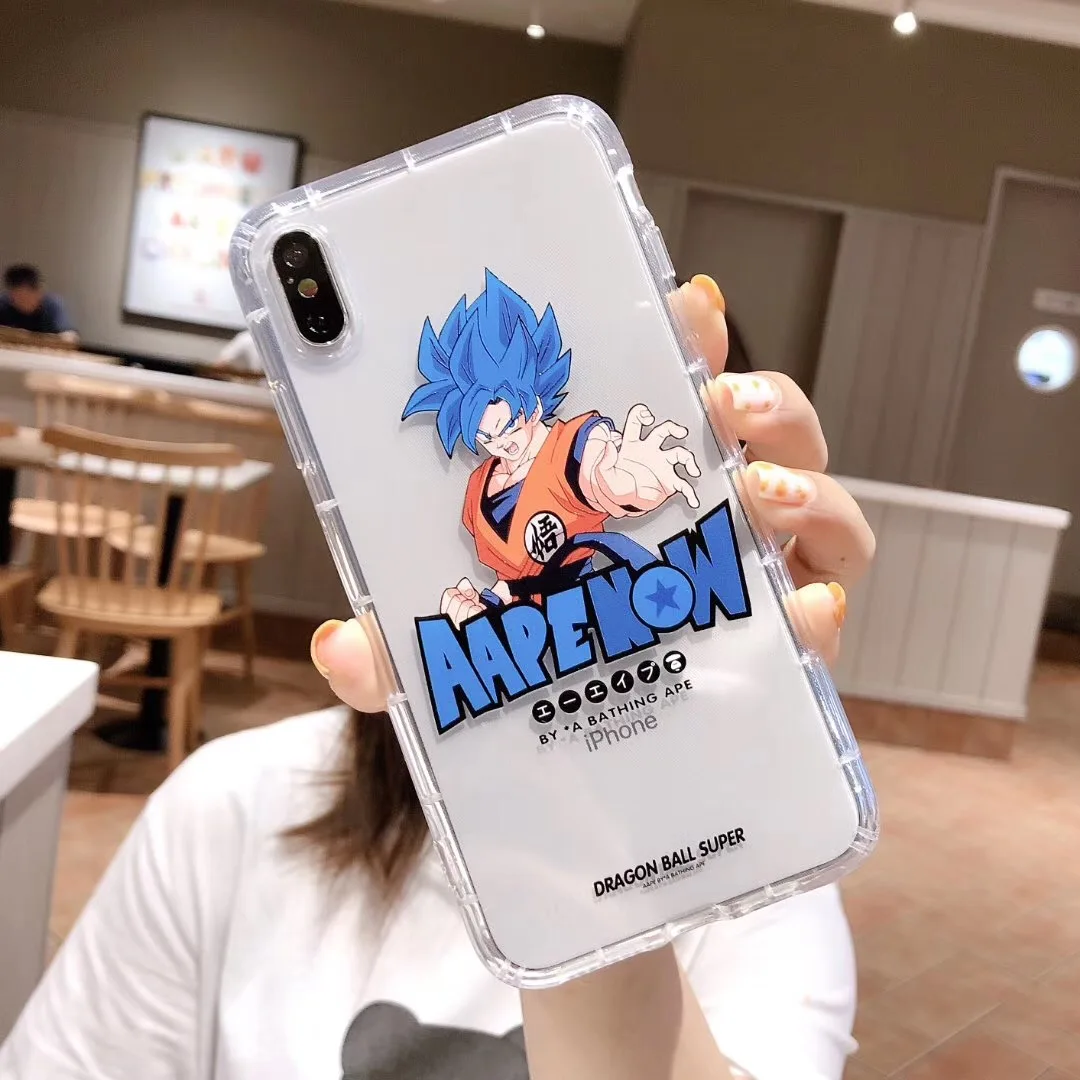 Трехмерный рельефный силиконовый чехол для телефона с принтом Dragon Ball Goku iPhone11 pro max