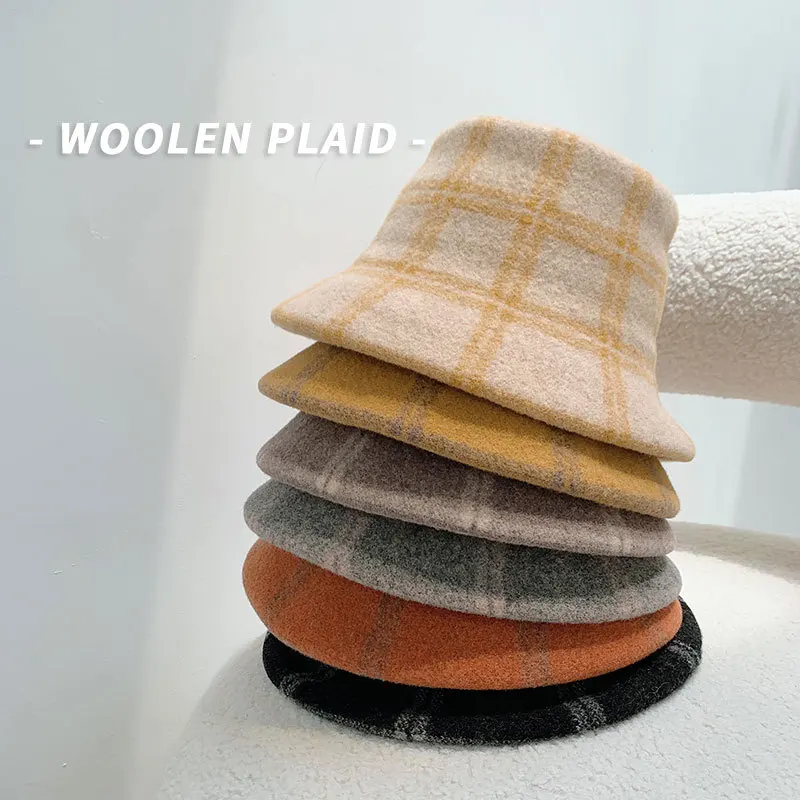 2021 New Cotton Bucket Hats Women Branded Sunscreen Panama Hat Men Pure Color Sunbonnet Fedoras Outdoor Fisherman Hat Beach Cap