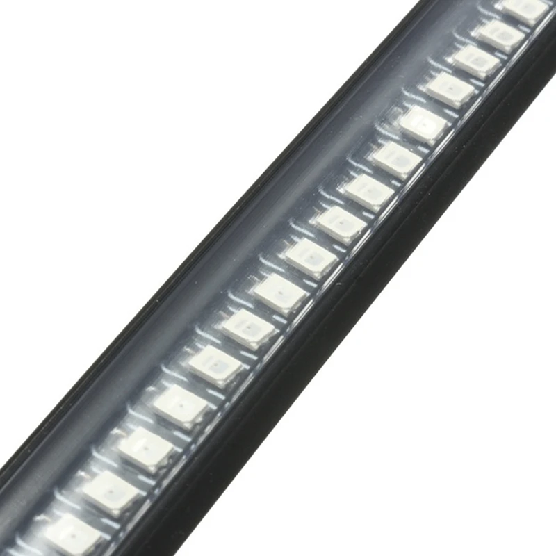 12 в 1 шт. Гибкая 48 SMD Светодиодная лента для мотоцикла задний фонарь мягкая