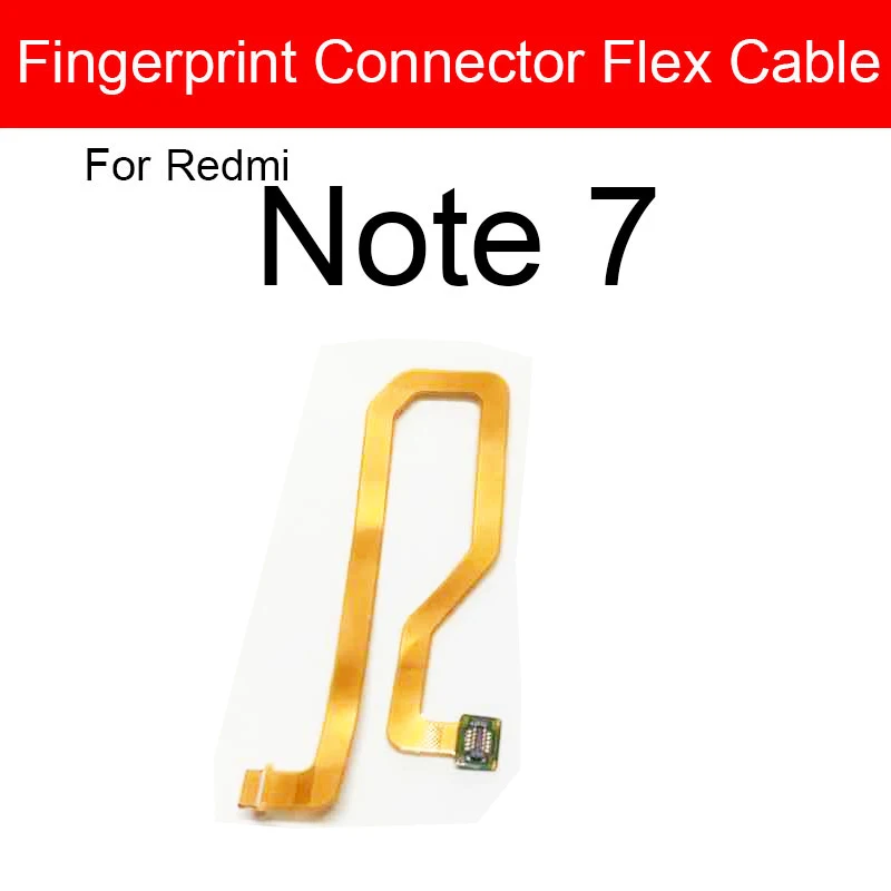 Сканер датчика отпечатков пальцев с сенсорным ID подключением для Xiaomi Redmi Mi Note 7 8
