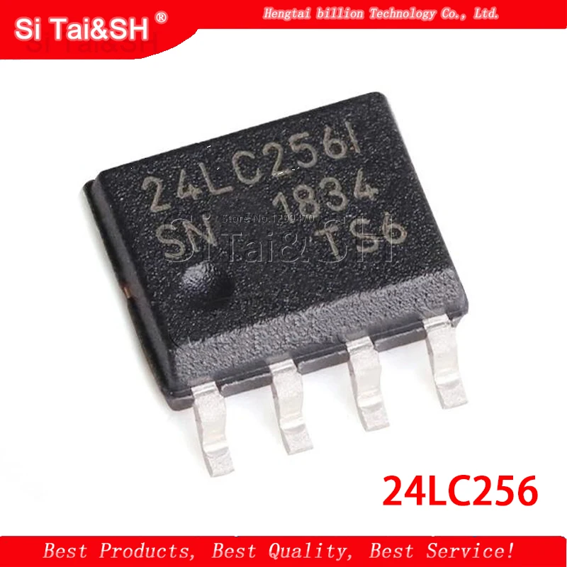 10 шт. 24LC256-I/SN SOP 24LC256I SOP8 SMD 24LC256 SOP-8 чип памяти