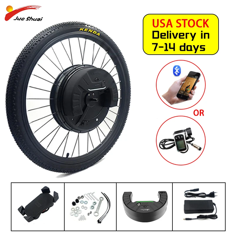 

36V Front Imortor 3 Electric Bike Bicycle Conversion Kit with 7.2AH Lithium Battery 350w Hub Motor Wheel 24”/26”/700c/29”
