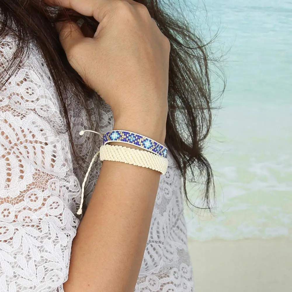 Браслеты с бусинами kelich браслеты для девочек|Плетеные браслеты| |