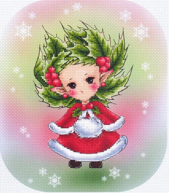 Birds and Peach Blossoms Counted Cross Stitch Kit stitch RS cotton with cross Holly Elf | Дом и сад
