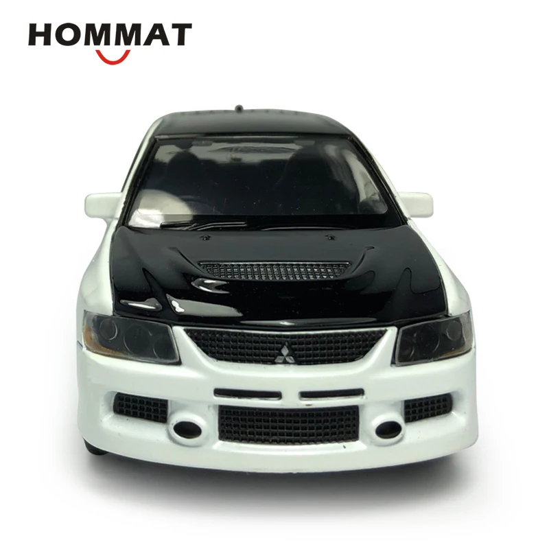 HOMMAT 1:32 весы Mitsubish Lancer Evolution EVO IX модель автомобиля черная крыша литая под давлением