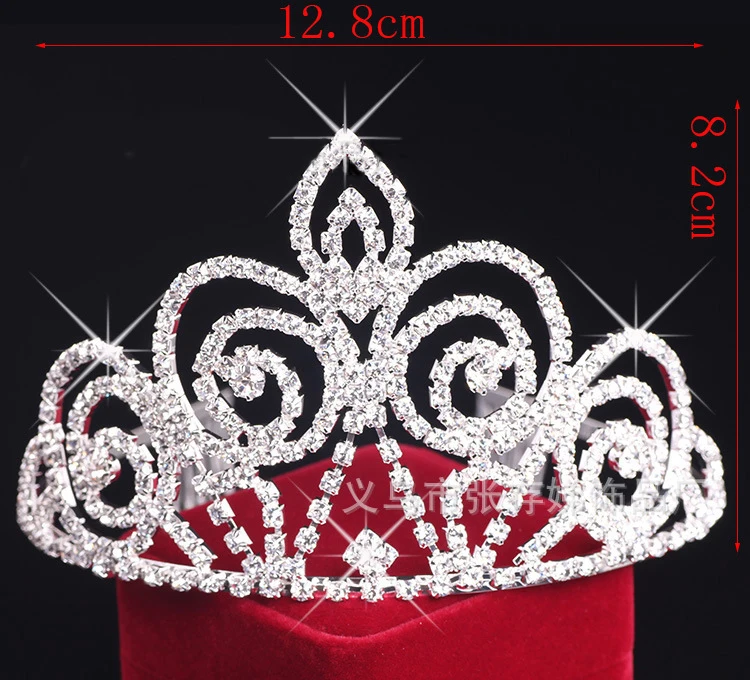 Женский Большой Хрустальный цветок тиара свадебная украшения для невесты обручи