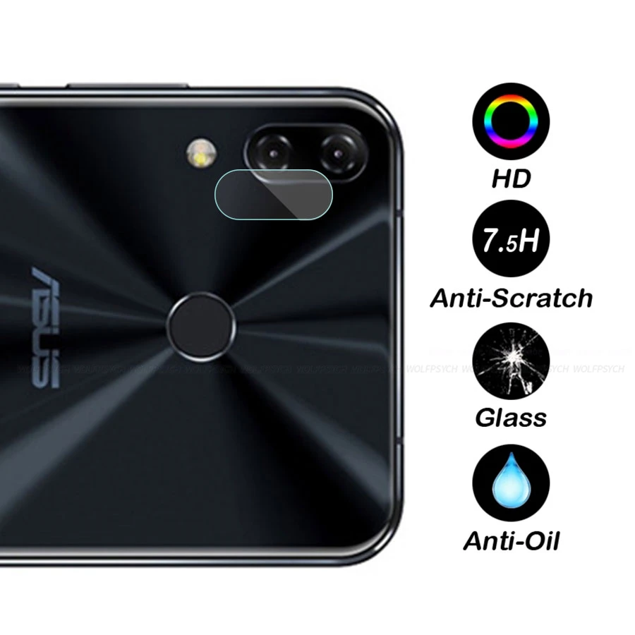 Объектив камеры из закаленного стекла для Asus Zenfone 5z ZS620KL 5 ZE620KL Max Pro ZB601KL ZB631KL 6 ZS630KL