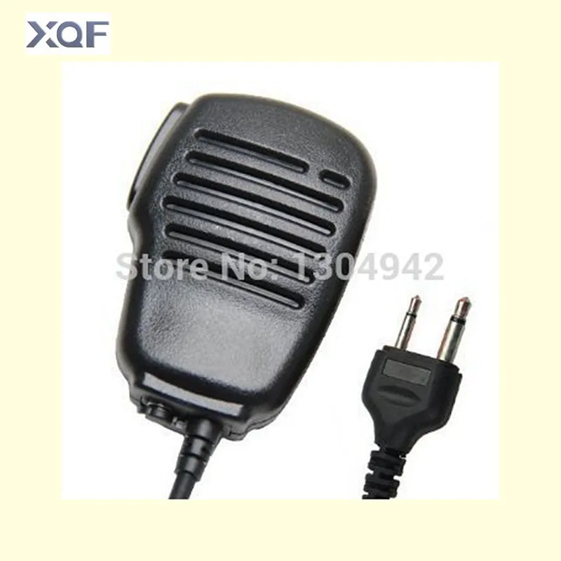 New Rainproof Shoulder Remote Speaker Mic Microphone PTT for 2-pin I-com Yaesu Vertex Radio With Free Shipping