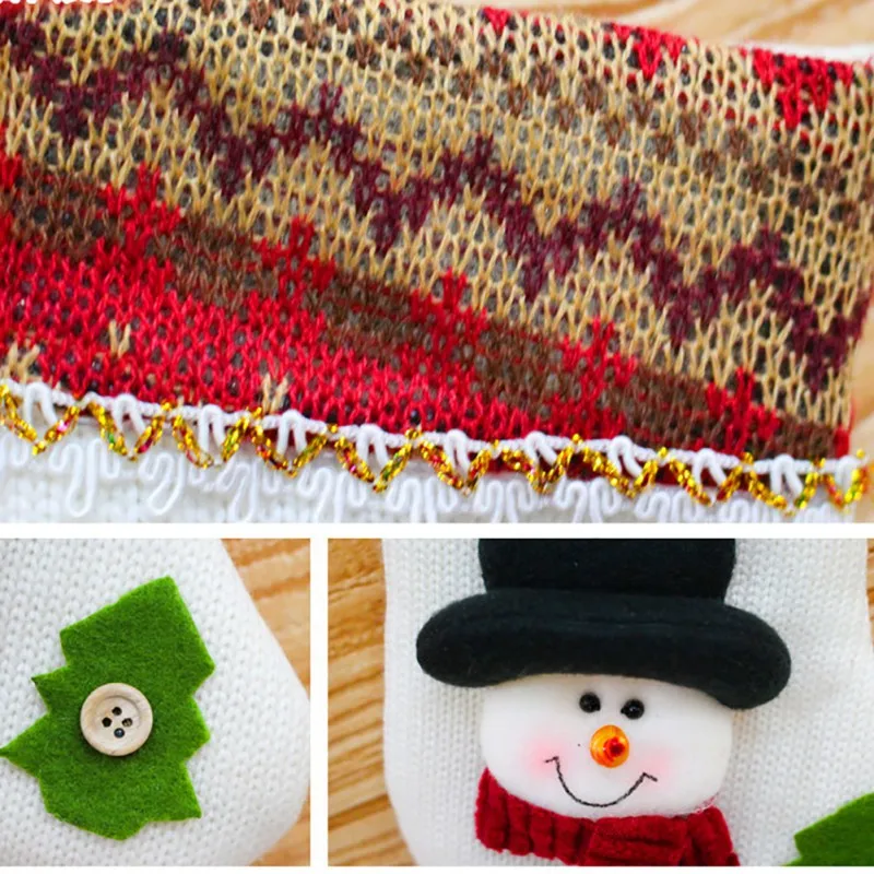 Рождественский подарок сумки для домашних животных собак кошек снеговиков носки