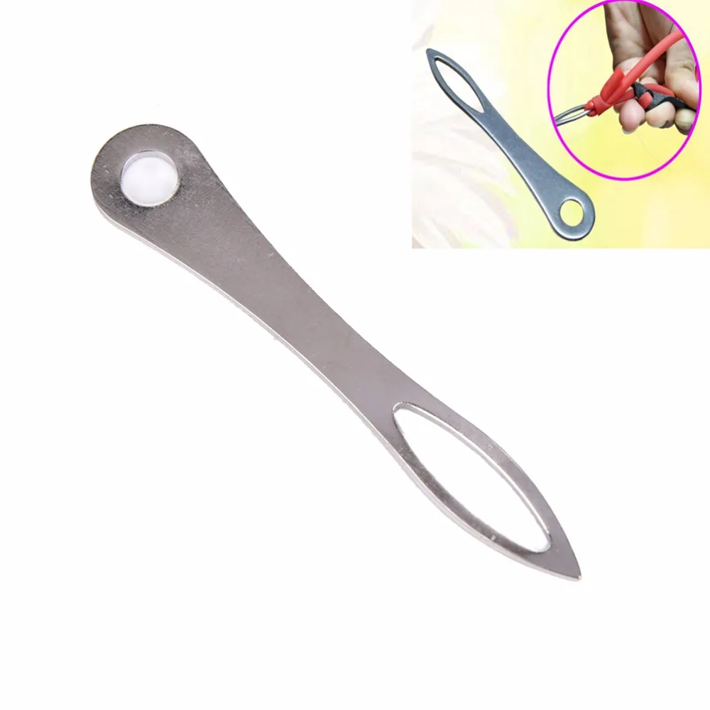 

HOT Stainless Steel Slingshot Rubber Band Tied Assistant Outdoor Hunting Shooting Portable Catapult Helper Accessory