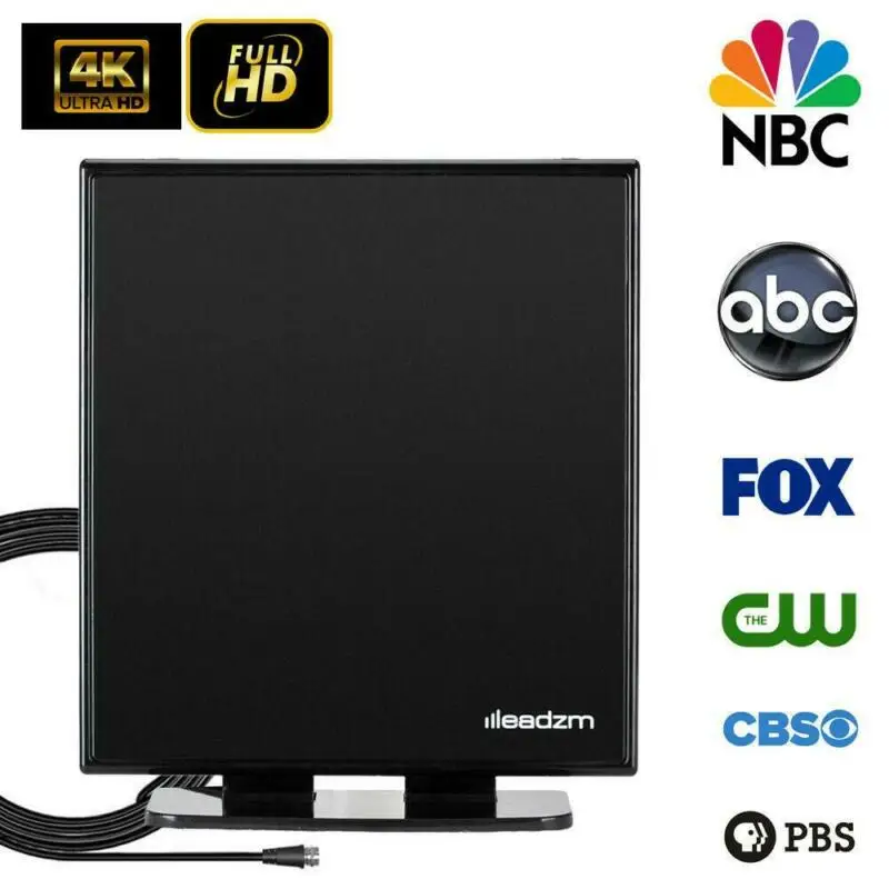 

150 миль 1080P Внутренняя антенна усиленная HD TV HD цифровая ТВ антенна VHF UHF стенд