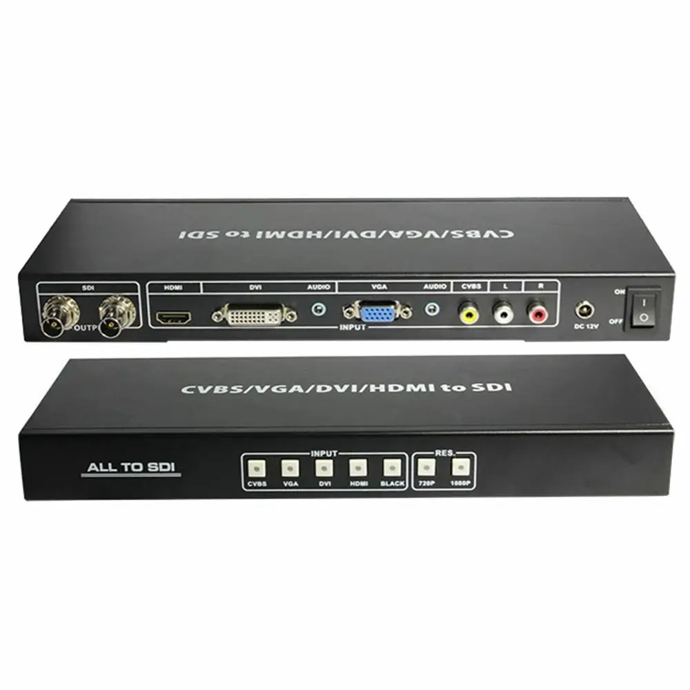Композитный преобразователь CVBS VGA DVI HDMI R/L All to HD 3G SDI | Электроника