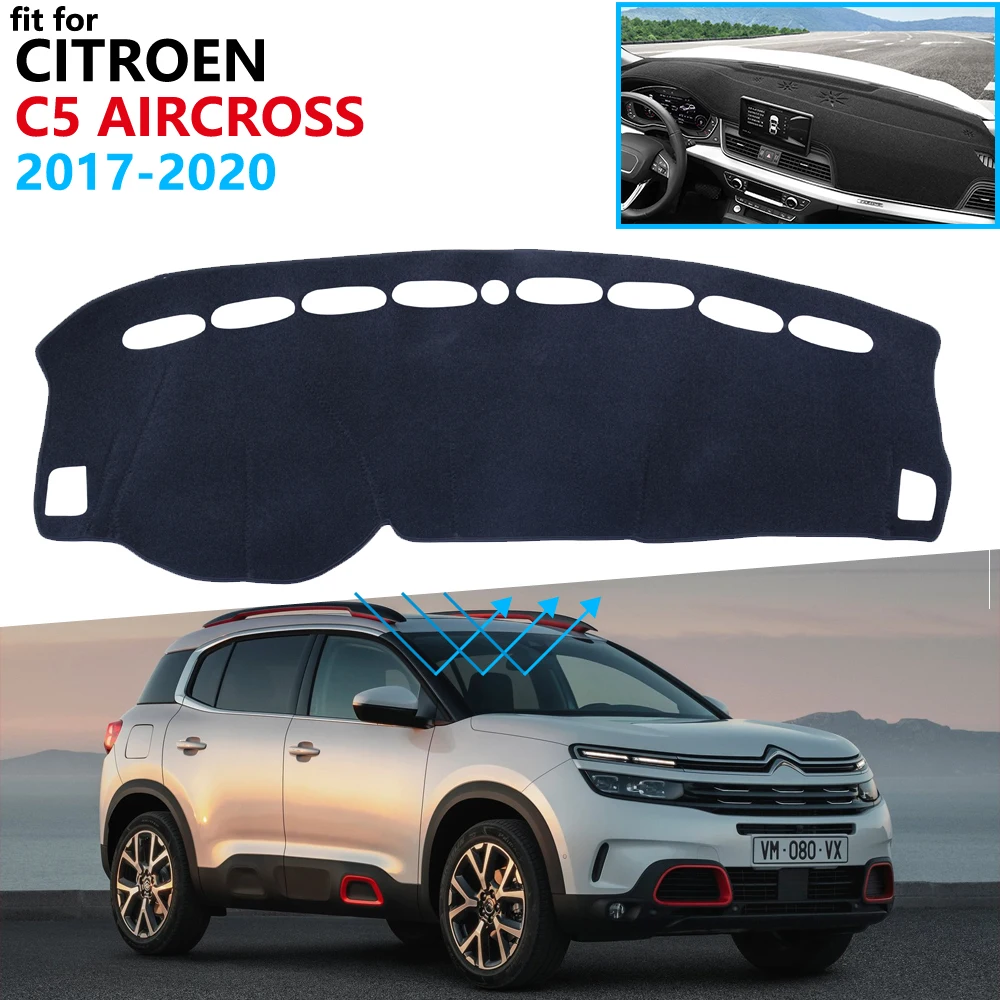 Защитная накладка на приборную панель для Citroen C5 Aircross 2017 2018 2019 2020 автомобильные