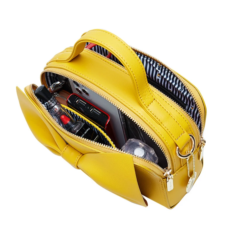 Bow Designer Women's Handbag High Quality Brand Ladies Shoulder Crossbody Bag Female Messenger Sac Soft Pu Leather Bolsos