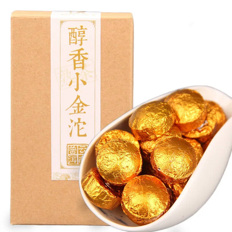 

China Yunnan Mellow Pu'er Tea Cooked Tea Chenxiang Mini Xiaotuo Tea Green Food for Health Care Free Shipping