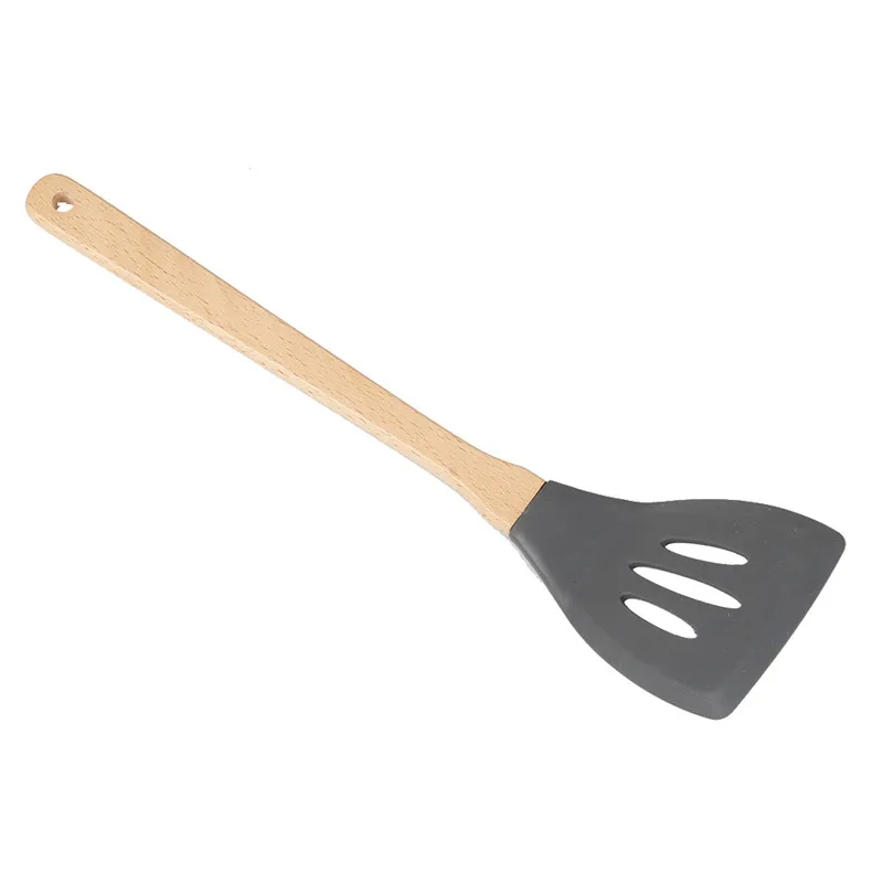 

8pcs/set Silicone Cooking Tools Set Kitchen Cooking Utensils Set with Bamboo Wood Handles Nonstick Cookware kitchen tools