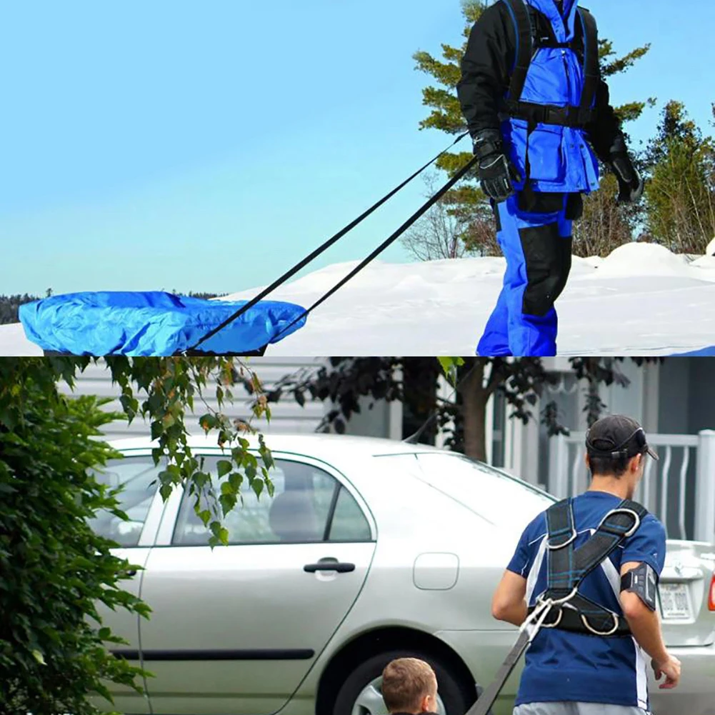 Ремень для тренировок Sled эластичный ремень вытягивания веса и плеч фитнеса