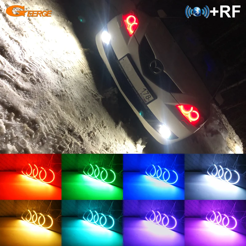 Ультра яркий RGB дисплей для Mazda 3 mazda3 BK 2003 2004 2005 2006 2007 2008 RF удаленное управление