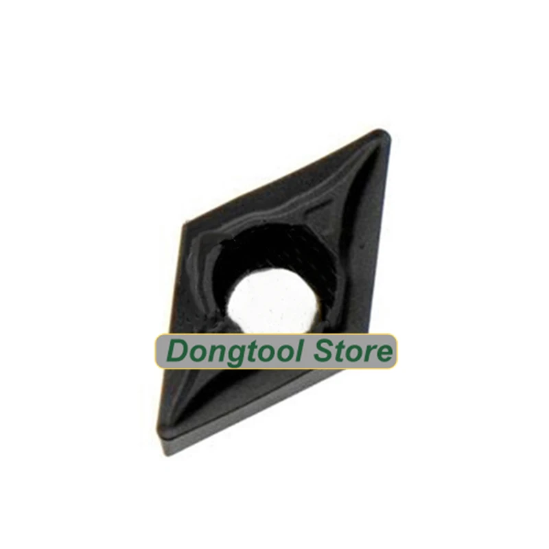 10 шт. DCMT070204 DCMT070208 HM YBC252 черные алмазные режущие вставки токарный резец ЧПУ