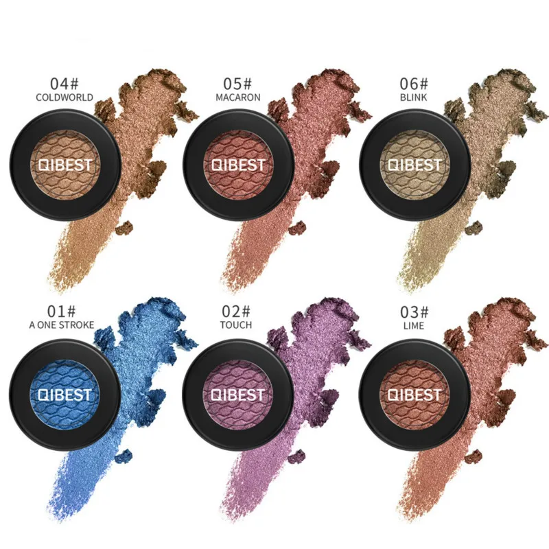 15 цветов одноцветные мерцающие тени для век Картофельная паста текстура