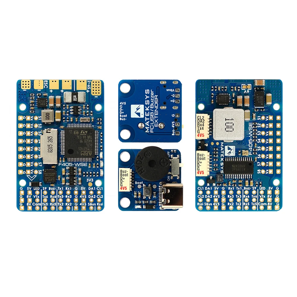 25x25 мм MATEK F405-WSE MPU6000 Baro OSD Blackbox F4 Контроллер полета 2-6S Для беспилотных летательных