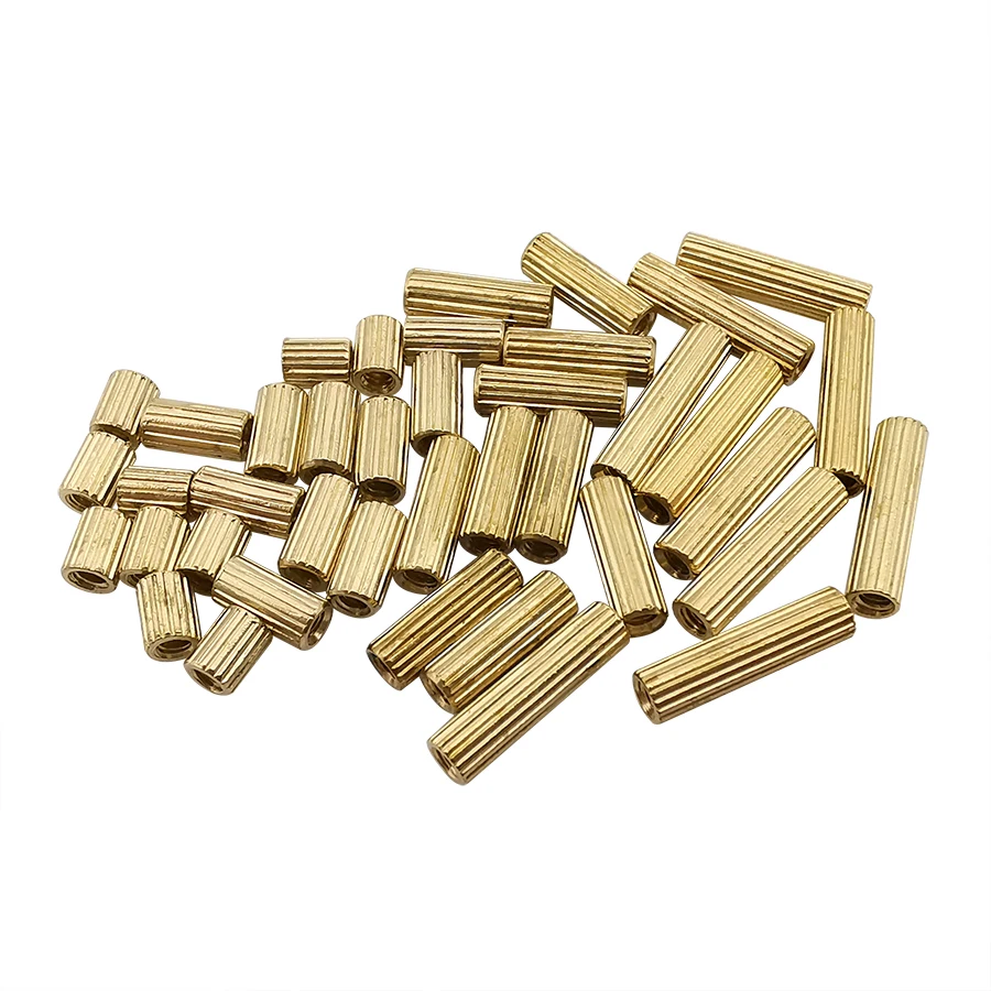 20 шт M2 * L латунный круглый наконечник промежуточной Распорки мама резьбовой