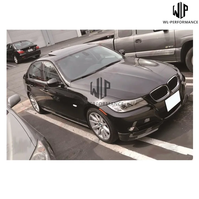 E90 высококачественные боковые разветвители переднего бампера из углеродного