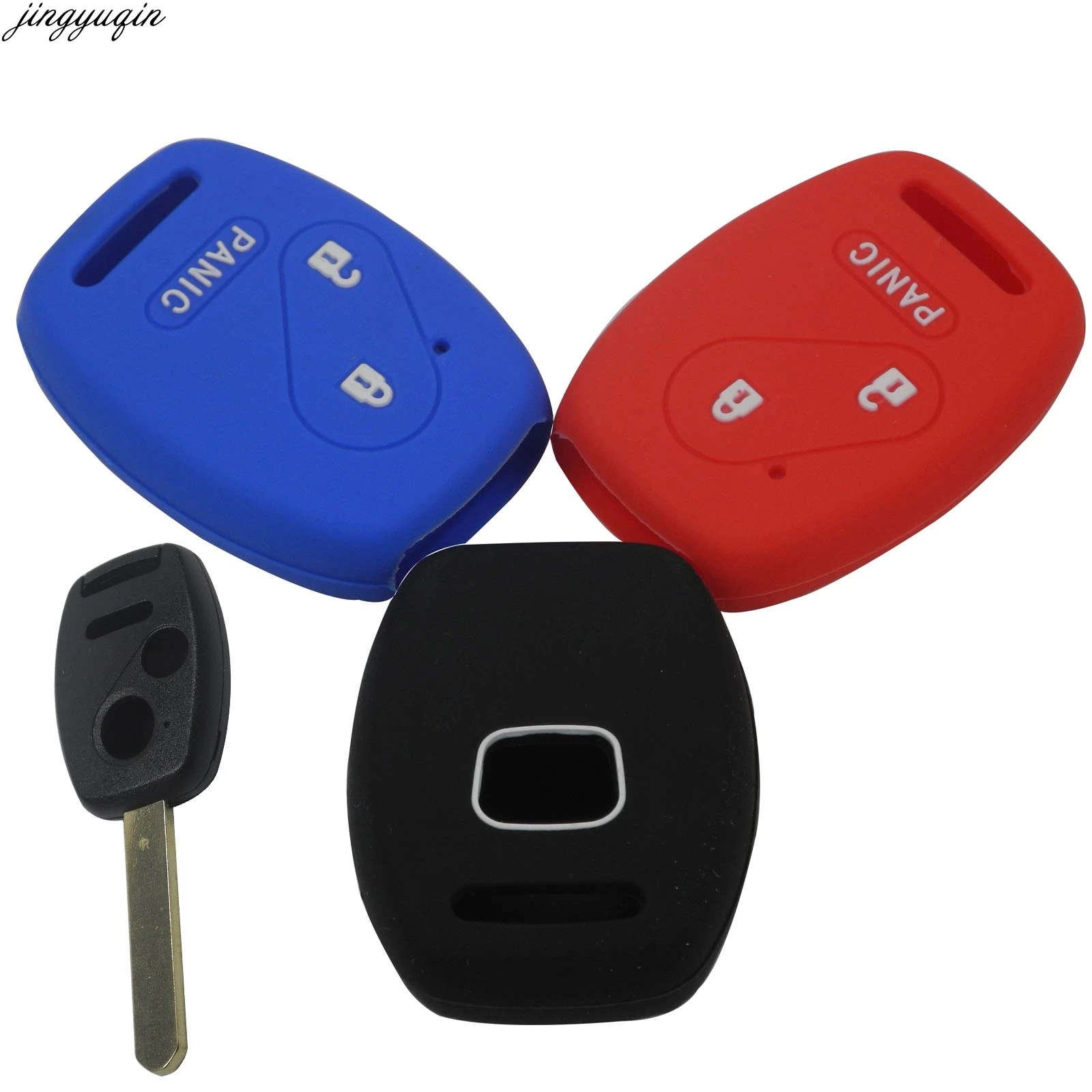 30 шт. 3 кнопки силиконовый чехол для автомобильного ключа Honda CIVIC Pilot Accord