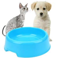 multi function pet dog bowl round cat dog food water feeding bowl cute puppy drinking dish pet dogs feeder supplies accessories