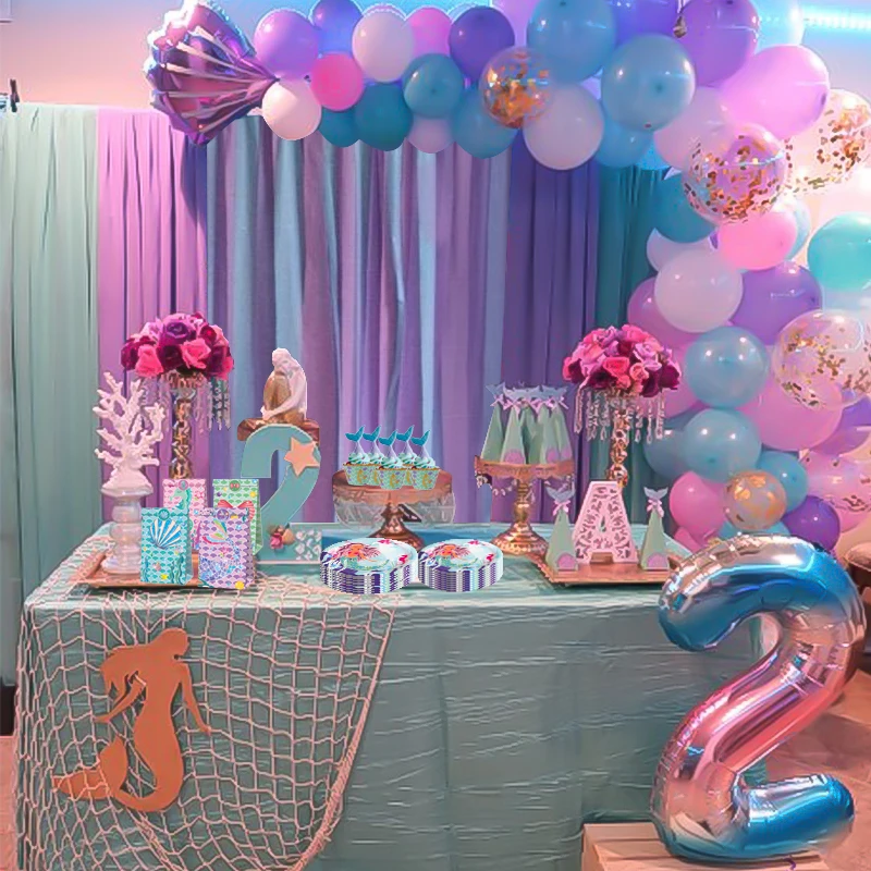 Вечерние платья Русалочки для маленьких девочек 1 2 3 лет вечерние одноразовые