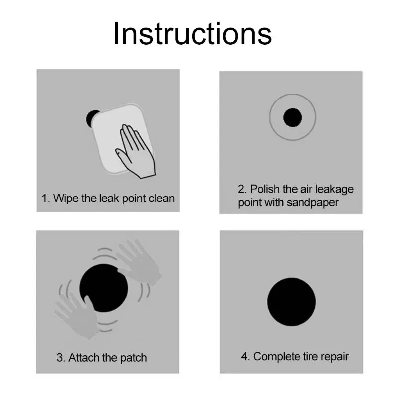 

Portable Mountain Bike Repair Tools Kit Cycling Bicycle Tire Repair Glue Patch H8WC