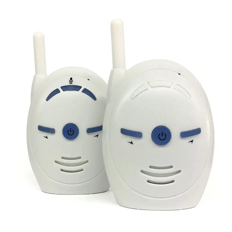 V20 Portable Baby Sitter 2.4GHz Baby Monitor Audio Digital Voice Broadcast Double Talk Walkie-talkie(European plug)
