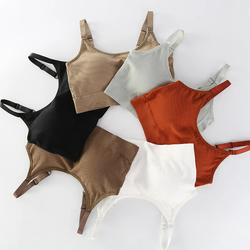 

Бесшовный спортивный бюстгальтер для женщин, спортивный топ пуш-ап для фитнеса, спортивные бюстгальтеры с U-образной спинкой, жилет, противо...