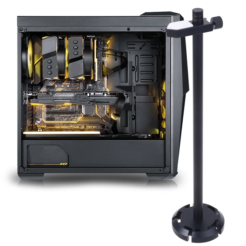 

185mm Aluminum VC-2 Graphics Card Holder Jack Bracket Desktop PC Computer Case Video Water Cooling Kit Support Stand