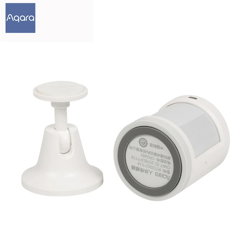 Умный датчик движения Aqara Zigbee интенсивности света с держателем управление через